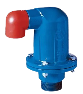 [AVV3F1FONTE] Ventouse en fonte AVK D040C, 3 fonctions, eau potable, filetée 1''