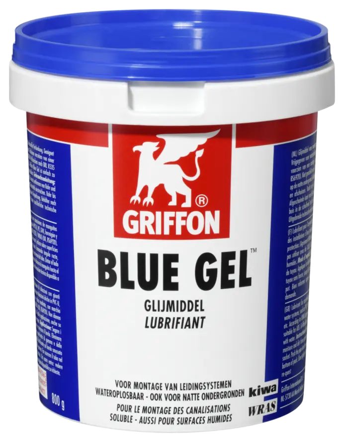 [BLUEGEL-POT800] Griffon Blue Gel – Smeermiddel op waterbasis – Geschikt voor drinkwater (800g)