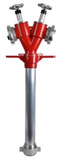Standpipe DN80 2 outlets DSP 70 with valves