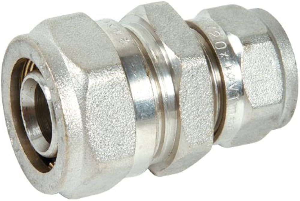 [PEXCMAN20-16] Pex compression coupler reduced 20mm x 16mm