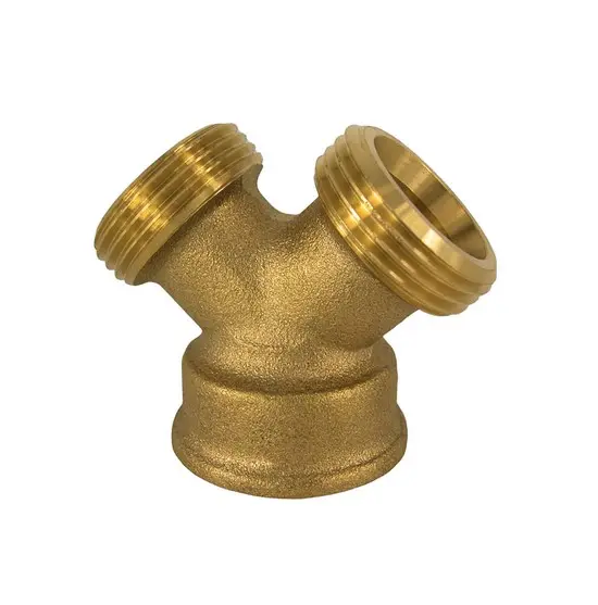 Y laiton 3/4" MMF