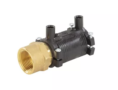 [GFESMAN32-1FLA] Manchon de transition ES GF laiton fileté femelle PE100 SDR11 PN16 (32mm x 1")