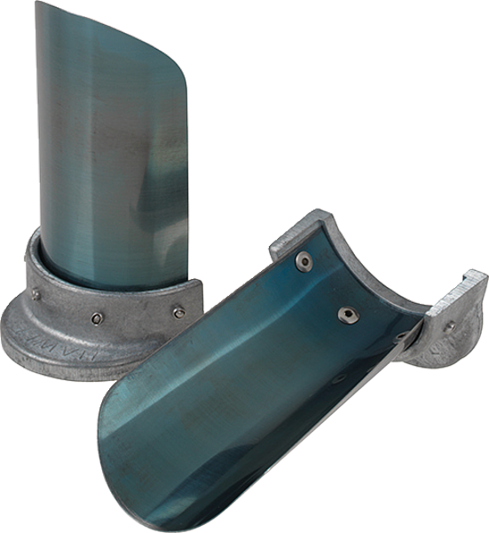 Pair of metal disassembly shells (For ISO Hawle fitting)