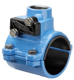 5310 Hawle under pressure tapping saddle for PVC/PE