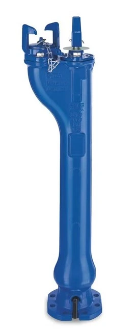 [AVBI80.75] Bouche incendie DN80 SWDE simple obturation à bride mobile avec courbe à patin (75cm)