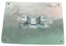 Hydrant A11 metal plate holder with clip-on numbers