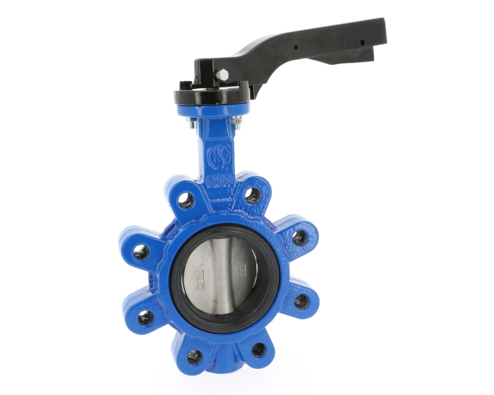 Lug Butterfly valve with lever EN-GJL-250/CF8M/EPDM