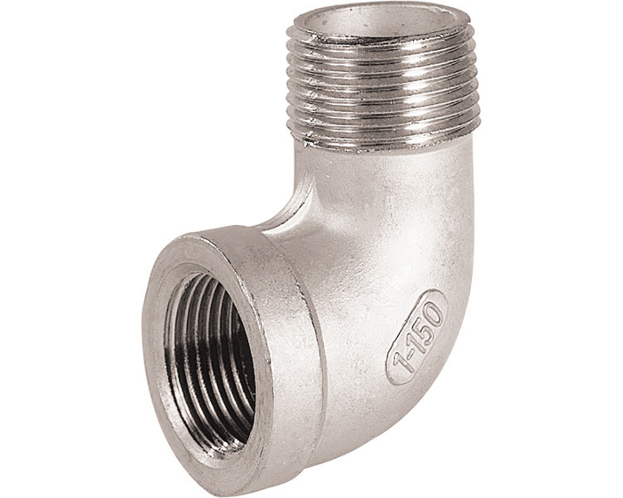 Coude 90° inox BSP Mâle-Femelle CF8M PN20