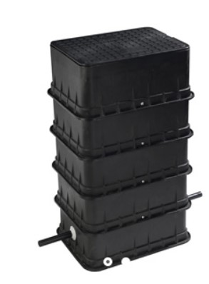 [BOXCOM1C34] Modulo Zählerkasten 850x1000mm B125 (3/4", 1 Wasserzähler)