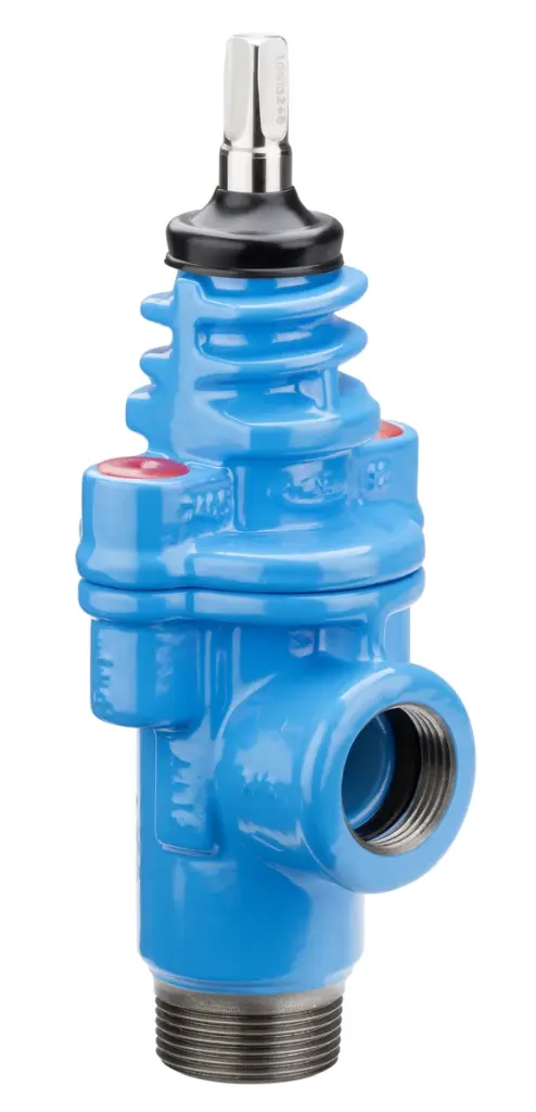 [HAVEN90114-1F] Robinet d'angle en fonte Hawle N° 3120 BSP Mâle x BSP Femelle (1 1/4" x 1")