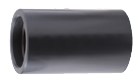 [PVPMAN63BUTEE] Manchon PVC Pression à joint dentelé avec butée PN16/20 Gris BENOR (63mm)