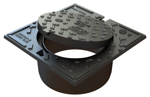 C250 articulated connection manhole Height 150mm BENOR