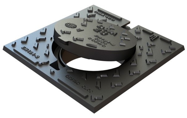 [EJRBA.90COPRO] Regard de branchement articulé C250 Haut.90mm COPRO