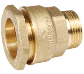 [SFRAC25-34M] Sferaco Klemmverschraubung aus Messing mit Außengewinde (25mm x 3/4")