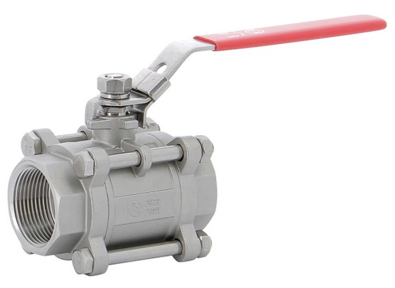 3-piece female-female ball valve stainless steel 316 BSP - 790