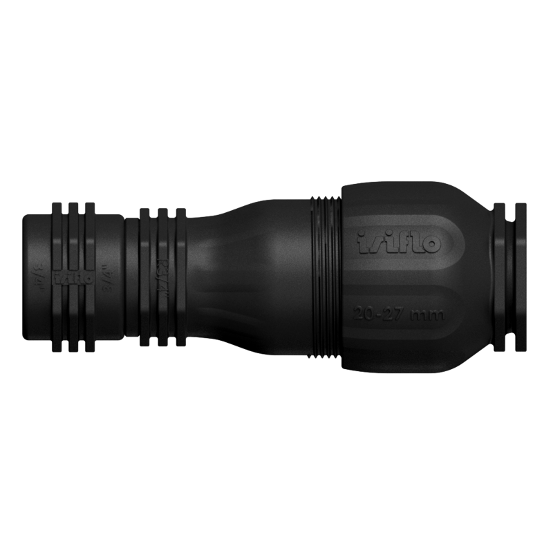 [ISIRAC20'27-34F] Flexi Sprint Isiflo PE-Anschluss mit grotere Toleranz x Innengewinde (glasfaserverstärktes Polyamid) (20-27mm x 3/4")
