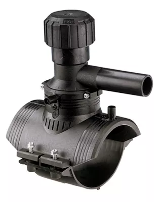 [GFESPEC40-20] Prise en charge à départ orientable 360° PEHD GF Electrosoudable PE100 SDR11 PN16 - Sortie lisse (40 x 20mm)