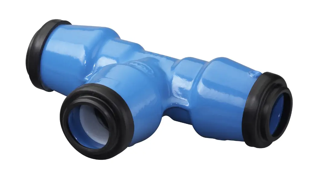 Gusseisen ISO T-Stück Hawle 6530 3xPE Moffel