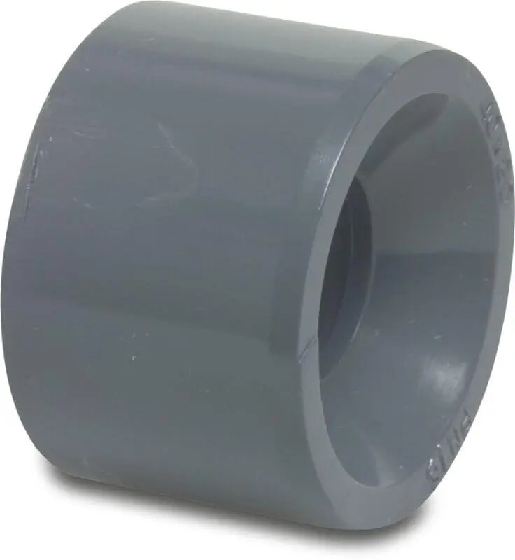 Réduction (tempon) collage mâle x collage femelle PVC-U gris 16bar
