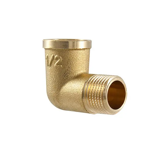 [LACOU9018MF] 90° Messing-Winkelstück mannlich-weiblich (1/8")