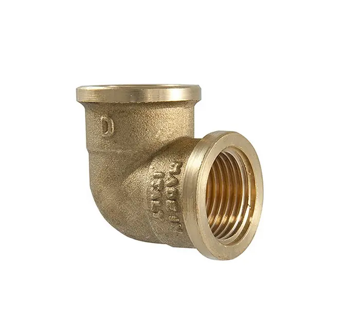 [LACOU9014FF] 90° female-female brass elbow (1/4")
