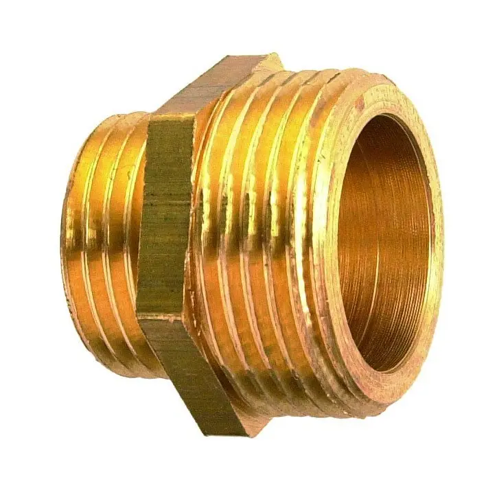 Reduced brass nipple