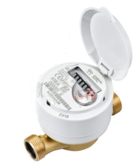 [DICJUL34.165] Diehl brass single jet AURIGA water meter (DN15 (3/4") - Length : 165mm)