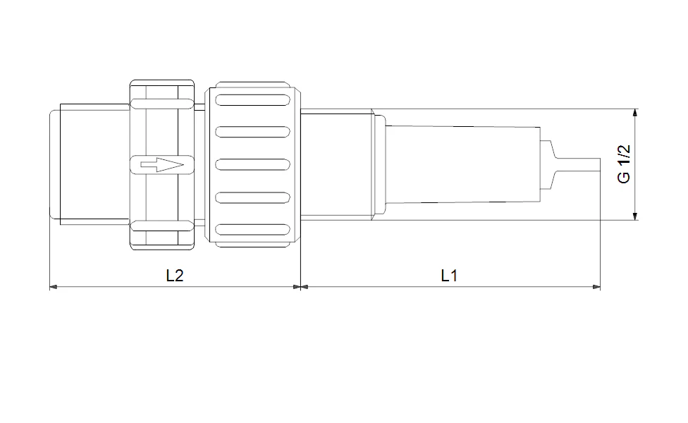 [DD-CANNEINEJCTIONLEVRES] 95730964 Canne d'injection Grundfos à lèvres FKM pour pompes doseuse