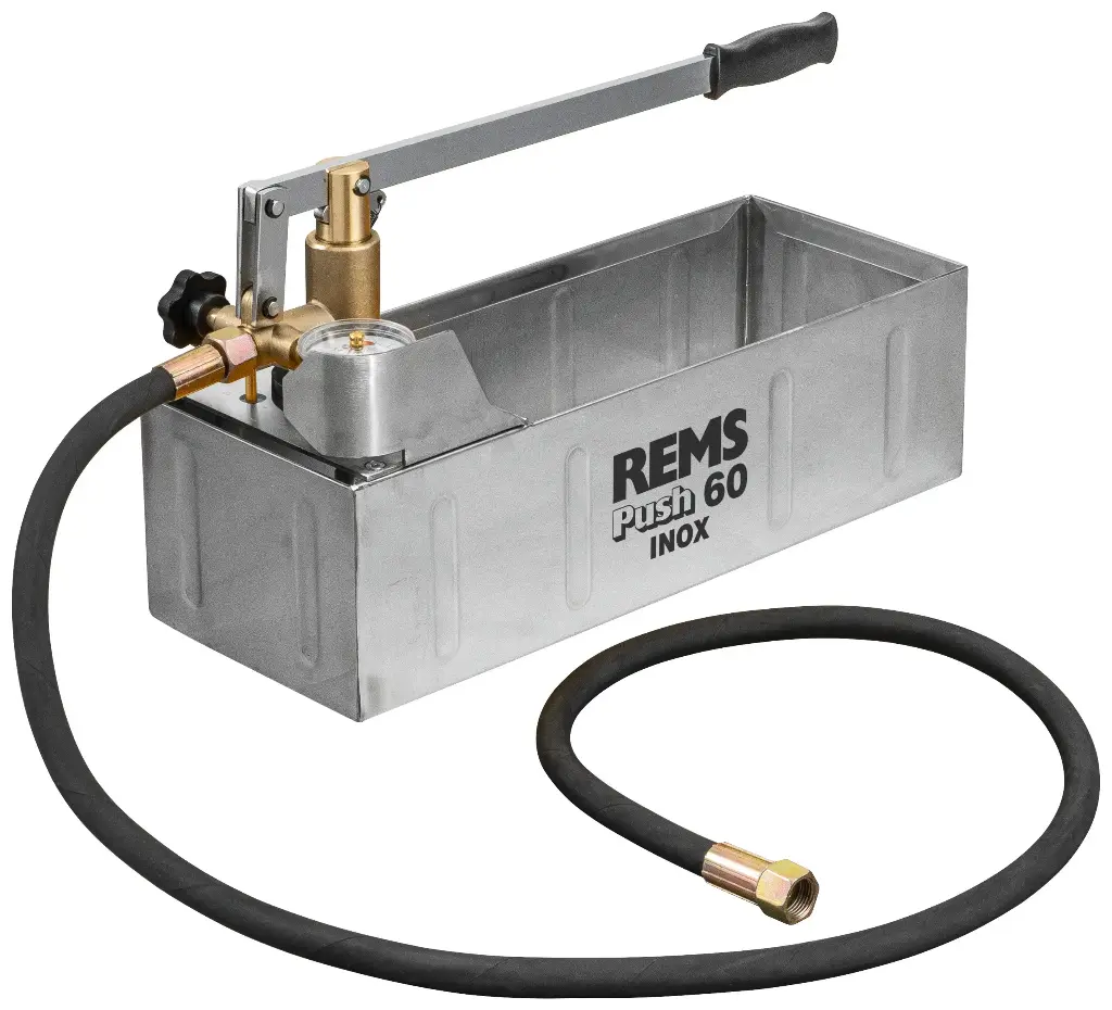 [REMSPUSH] Pompe d'épreuve 60bar REMS Push inox