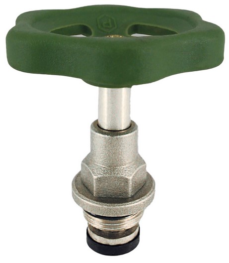 Brass inclined drain valve head