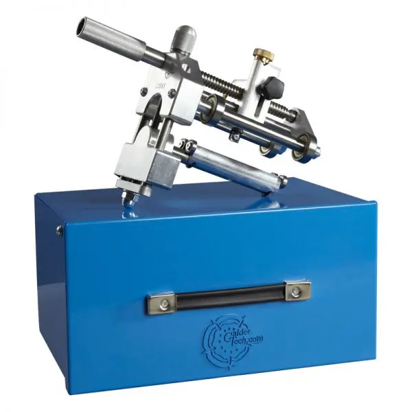 Rotary scraper for HDPE 63-250mm with blue metal box