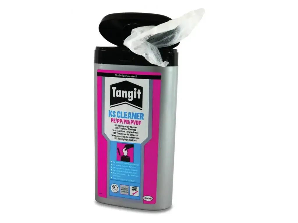 100 Lingettes décapantes Tangit pour PEHD