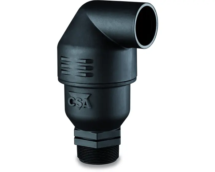 Ventouse CSA polyamide, 3 fonctions, eau potable, filetée 1''