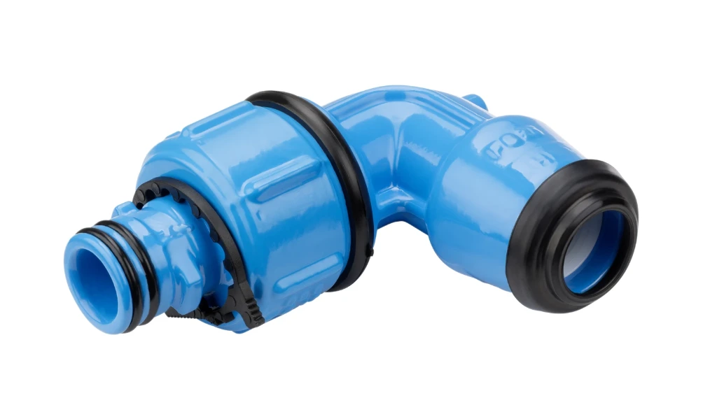 [ISFCOU9032-ZAK46] Coude 90° Hawle ISO ZAK 6465 ZAK x Emboitement PE (32mm x ZAK46)