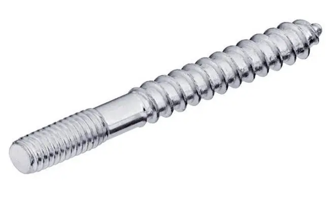 Goujon inox double filetage