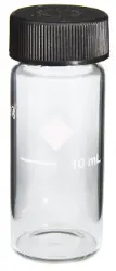 Cuve échantillon ronde pour DR300, 1", 10 ml, en verre (6 pièces avec capuchons)