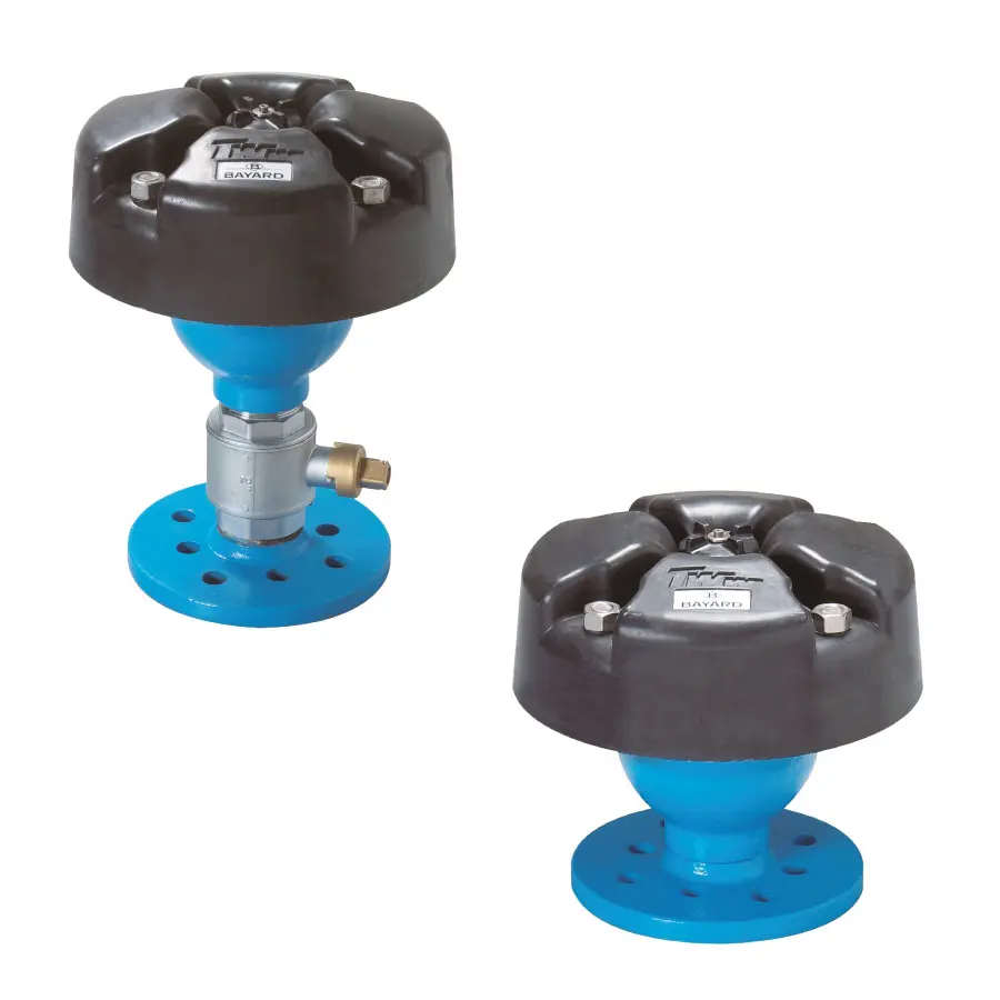 Ventouse Vannair Bayard en fonte, 3 fonctions, eau potable, PN16