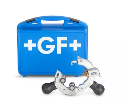 GF RS roterende schraper voor één diameter met koffer