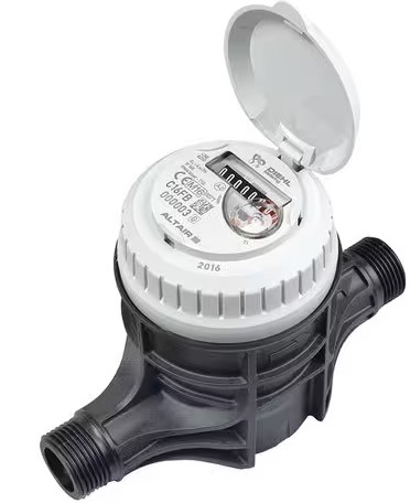 [DICVC34.165] Diehl Altair V5 Verbund-Volumenwasserzähler (DN15 (3/4") - Lengte: 165mm)