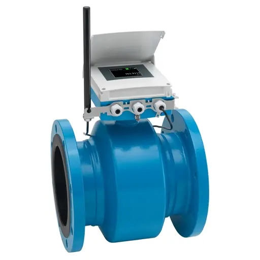 [PROMAGW80050] Promag W 800 Endress Hauser - Débitmètre électromagnétique - Fonctionne sur batterie (Alimentation 230V en option) - Sorties 4-20mA HART, Modbus RS485, 3x pulse/switch. Certificat eau potable (DN50)