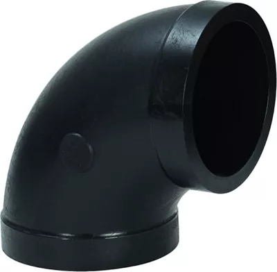 [GFPELICCOU9020] 90° kurzer Bogen mit glatten Enden PE100 SDR11 – Stumpfschweißen – Georg Fischer ecoFIT (20mm)