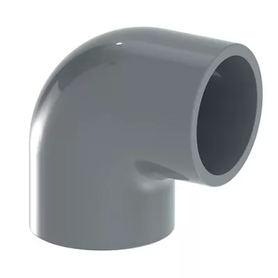 90° PVC-U solvent weld elbow – Georg Fischer