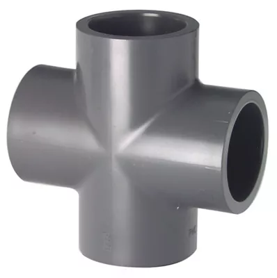 PVC-U Klebekreuzstück – Georg Fischer (12mm)