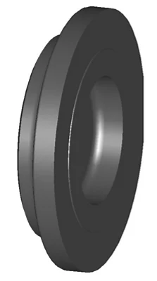 Pièce folle pleine PVC-U pour vanne 546 Pro - PN16 – Georg Fischer