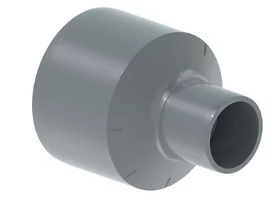 Long PVC-U solvent weld reducer – PRO-FIT – Georg Fischer