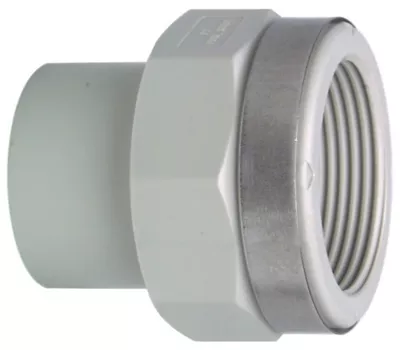 Manchon d’adaptation - Bout lisse SDR11 × BSP femelle – PP-H – PN10 – Georg Fischer PROGEF