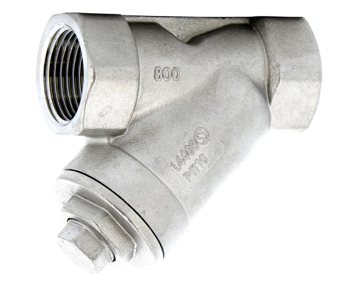 [INFILTREY14] Filtre en Y inox CF8M – Mailles 1 mm – Tamis inox 316 – PN16 – -50/+200 °C – BSP femelle – Qualité alimentaire (1/4")