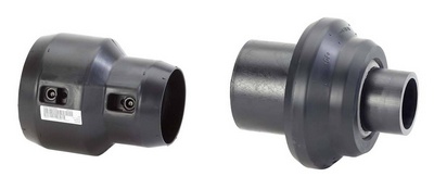 [GFCF4RED40-32] Isolated electrofusion reducer (d ≤ 75 mm) or isolated reducer with spigot ends, PE100 SDR11 (d > 75 mm), COOL-FIT 4.0 – Georg Fischer (40/90 x 32/75mm)