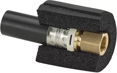 [GFCF2RAC32-12FLA] Isolierter Übergang mit Spitzende SDR11 × Messing BSP Innengewinde – COOL-FIT 2.0 – Georg Fischer (32/75mm x 1/2")