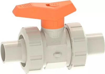 [GFPPLI54220FKM] Kugelhahn Typ 542 PP-H PN10 – PP SDR11 spigot ends – PTFE Kugelsitz – Georg Fischer (20mm, FKM)